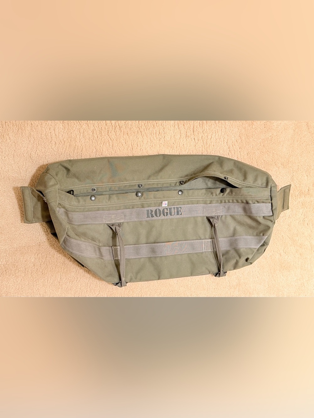 Rogue Fitness Training Sandbag Army Green Large USA Made Empty Shell